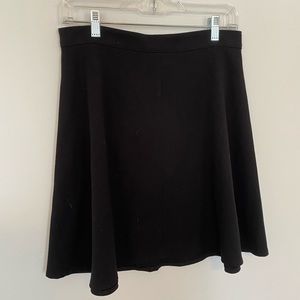 A line black skirt